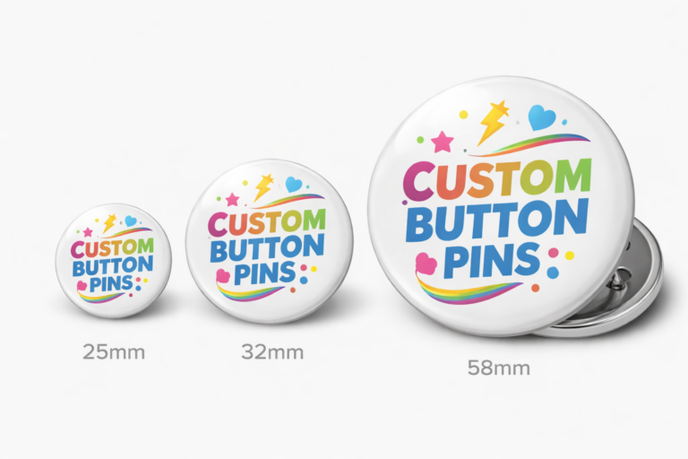 Personalized Round Pin Badges