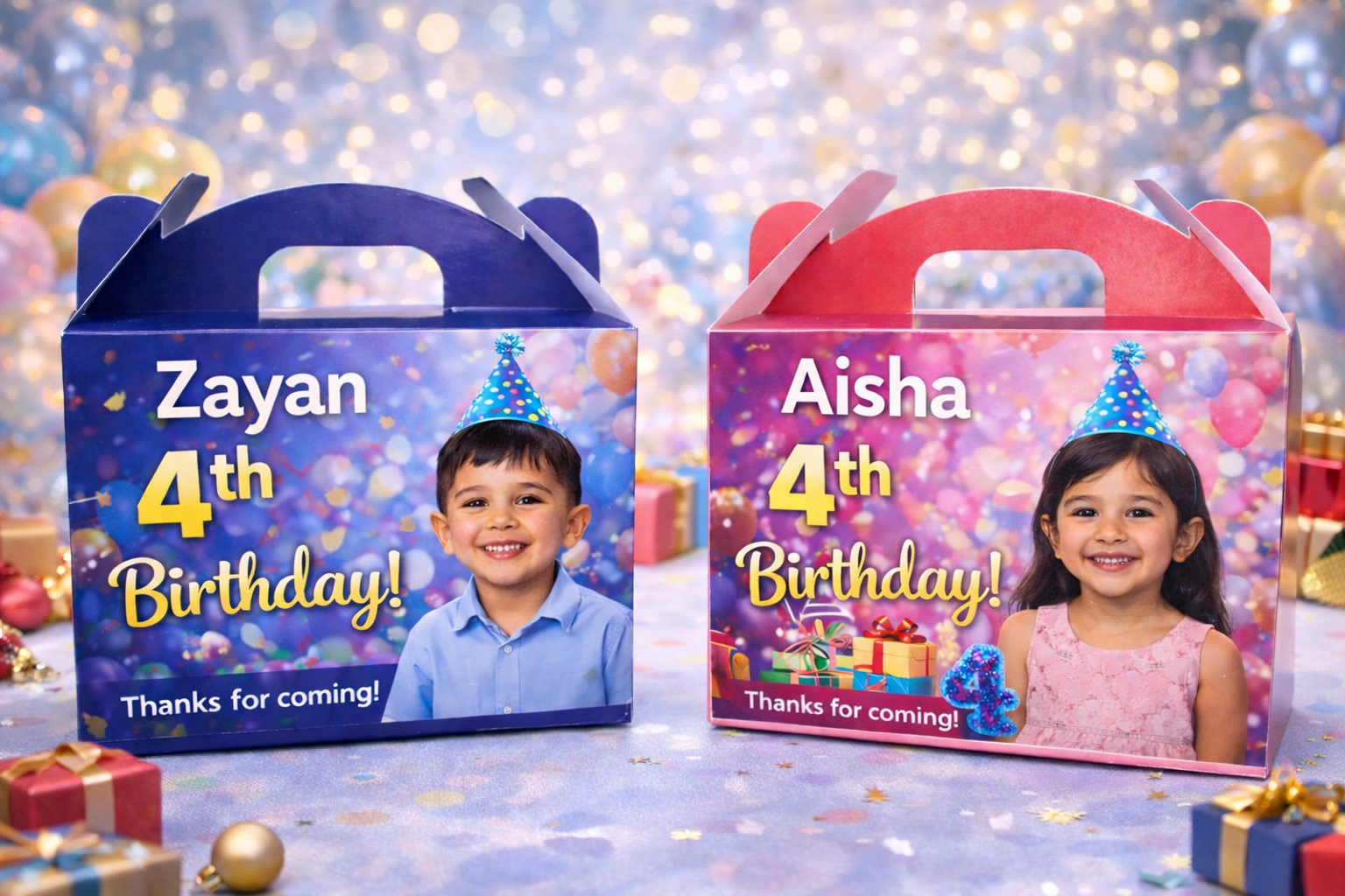 Custom Birthday Loot Boxes