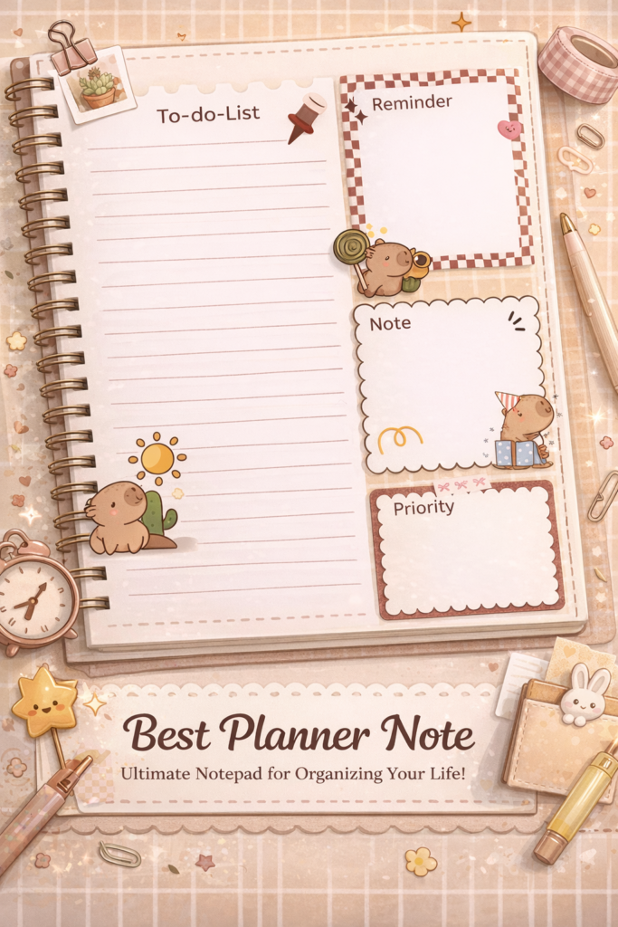 To - Do Planner Note