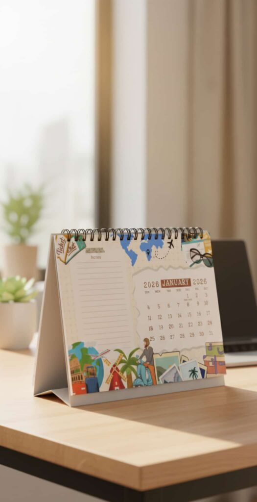 Premium A5 Spiral Calendar