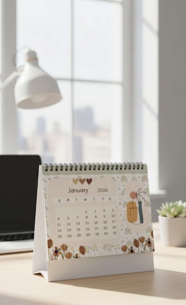 Premium A5 Spiral Calendar