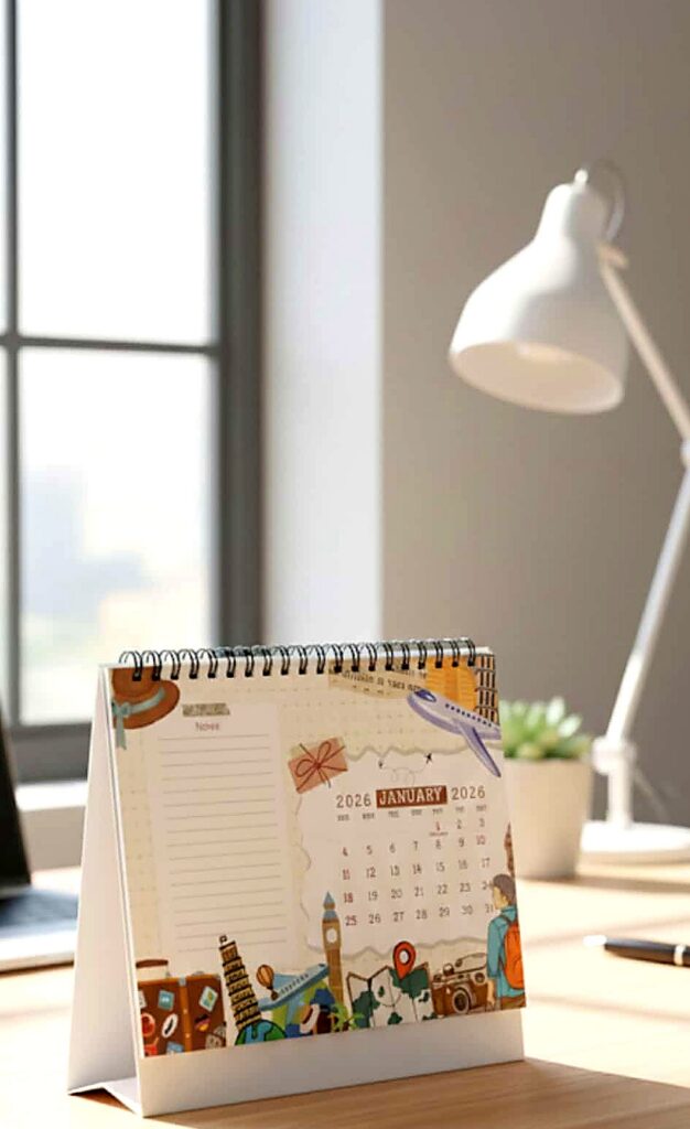 Premium A5 Spiral Calendar