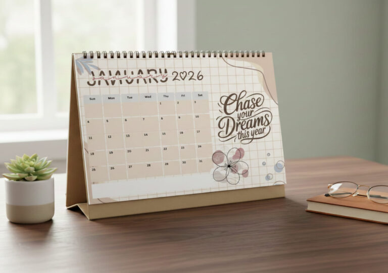 Premium A5 Spiral Calendar