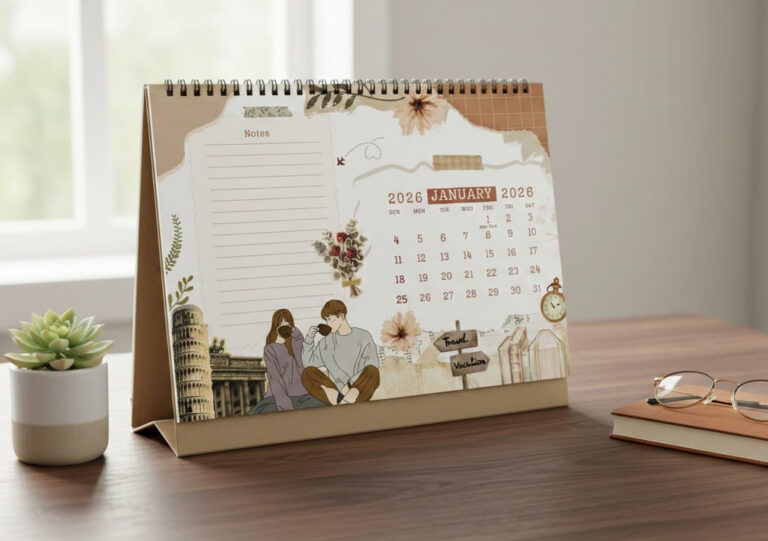 Premium A5 Spiral Calendar