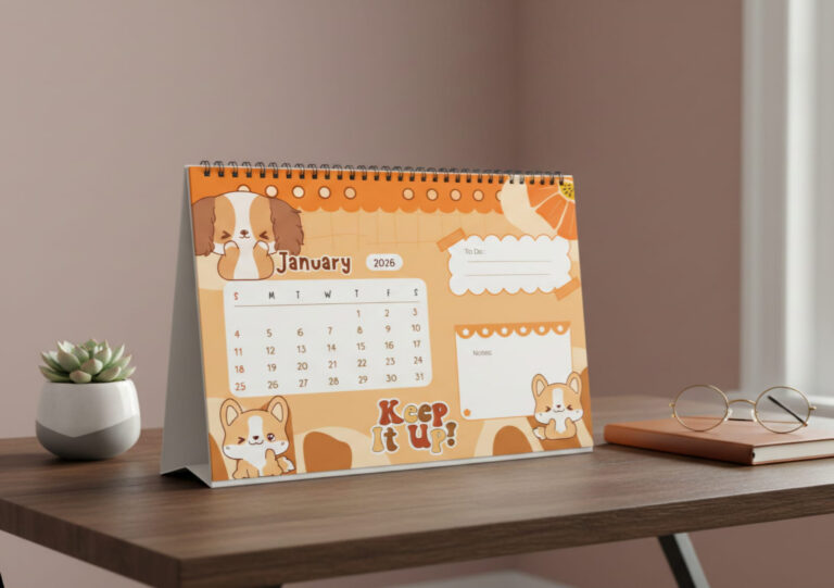 Premium A5 Spiral Calendar