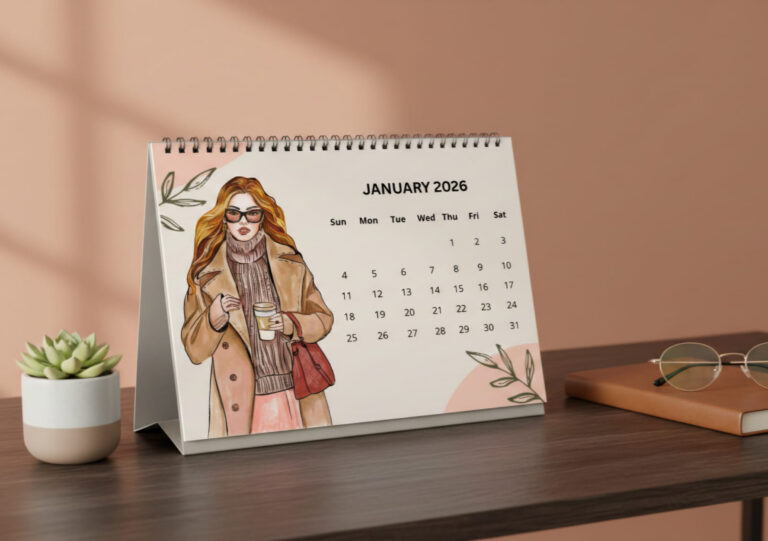 Premium A5 Spiral Calendar