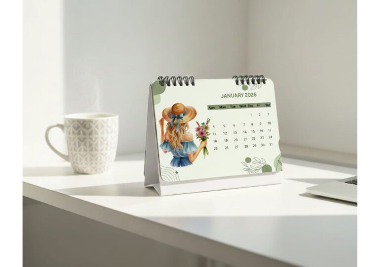 Premium A5 Spiral Calendar