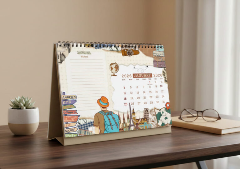 Premium A5 Spiral Calendar