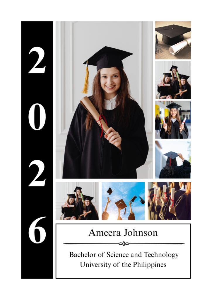 Graduation Photo Collage Print – Custom (No Frame)