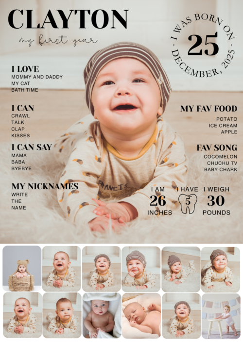 Baby Milestone Photo Designs