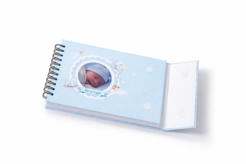 Personalized Baby Milestone Memory Album – Spiral Bound