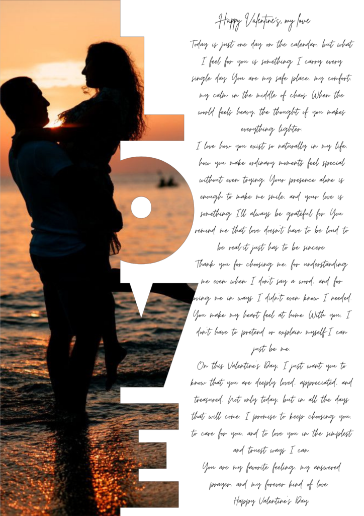 LOVE Photo Collage Print (Custom – No Frame)