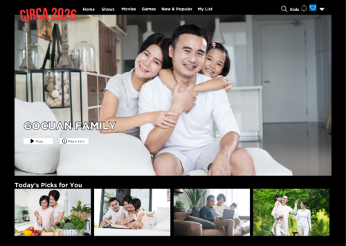 Family Photo Collage Print – Netflix Style (Custom, No Frame)