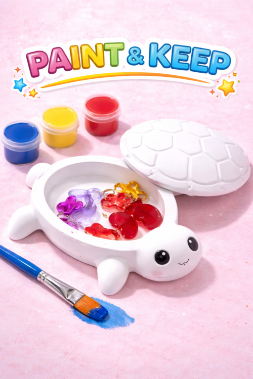 Tortoise Paint & Keep Kit ( Base + Lid) 🐢