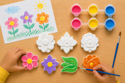 DIY Painting 3 flowers Combo Pack 🎨