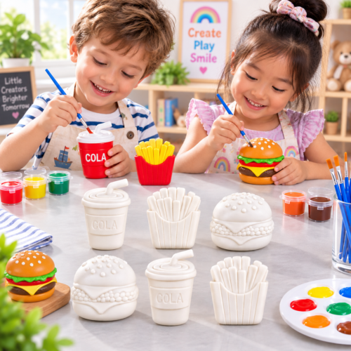 DIY Painting 3 Fast Food Combo Pack 🎨