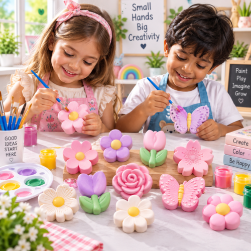 DIY Painting 5 flowers Combo Pack 🎨