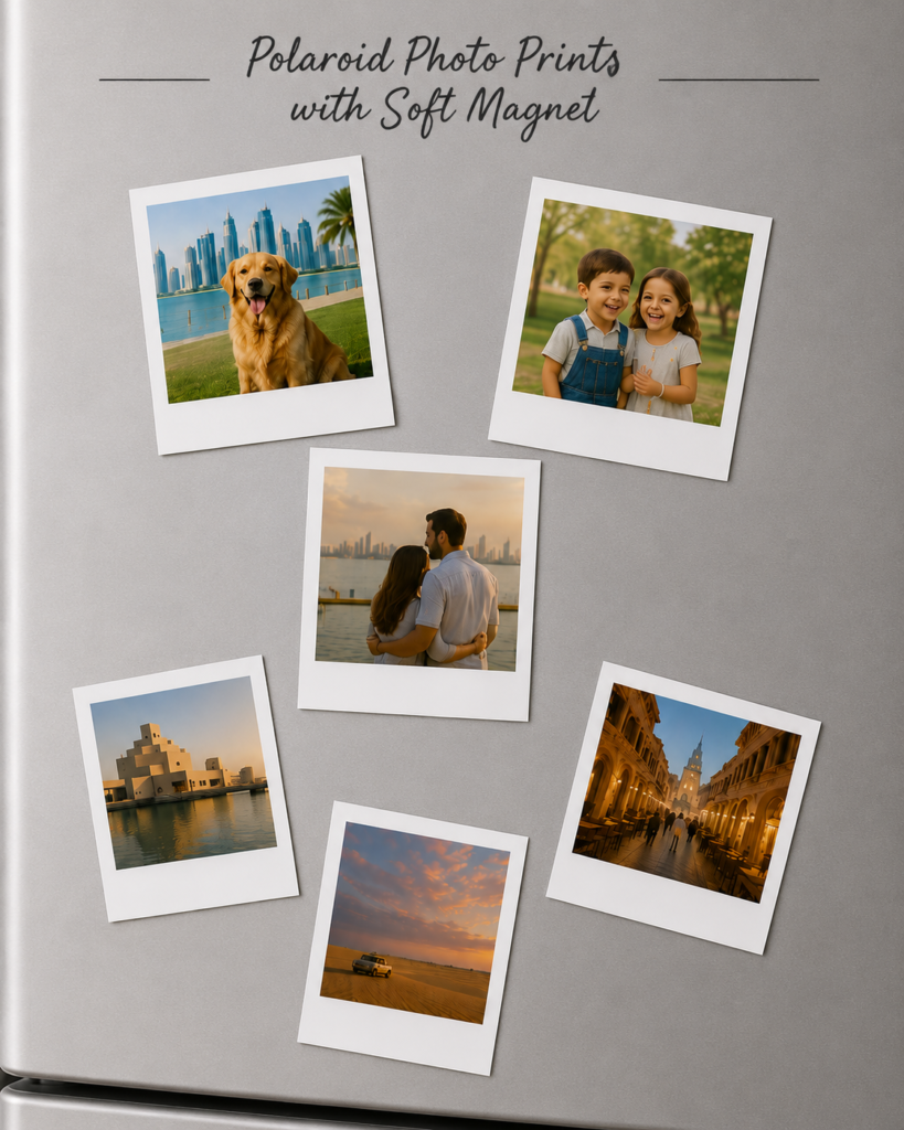 6 Polaroid Style Magnet Prints