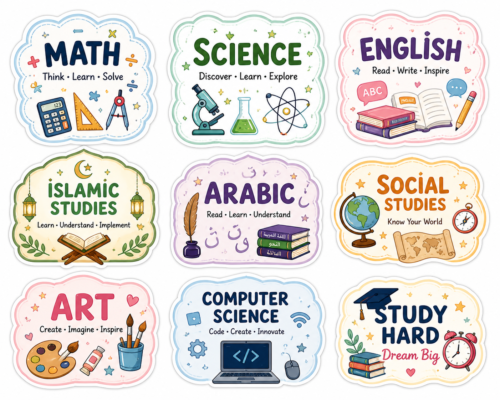 Customized Sticker Set