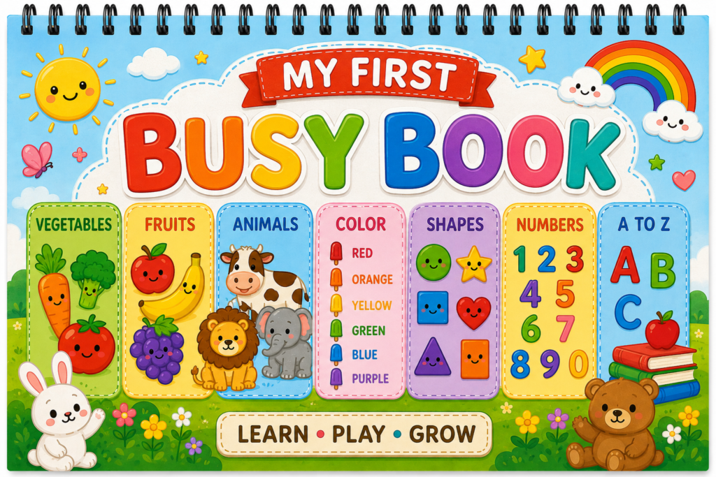 My First Busy Book – Learn Through Play