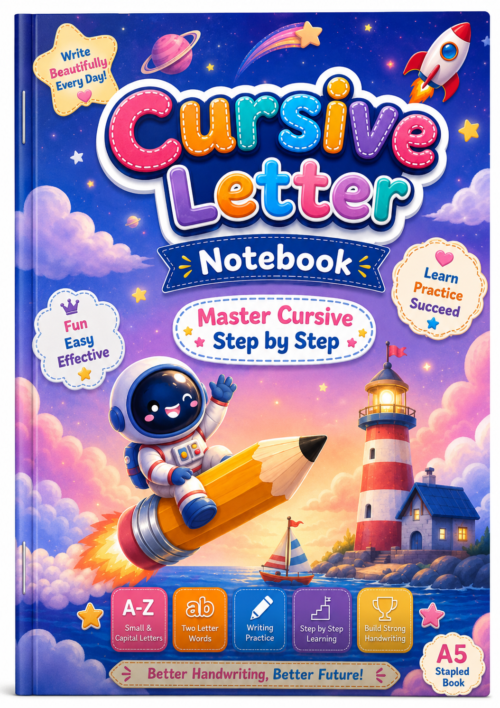 Cursive Letter Notebook – Master Cursive Writing Step by Step