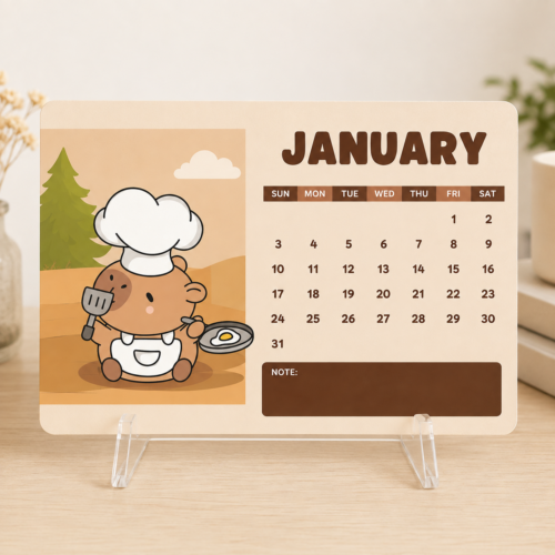 Cute Bear Calendar