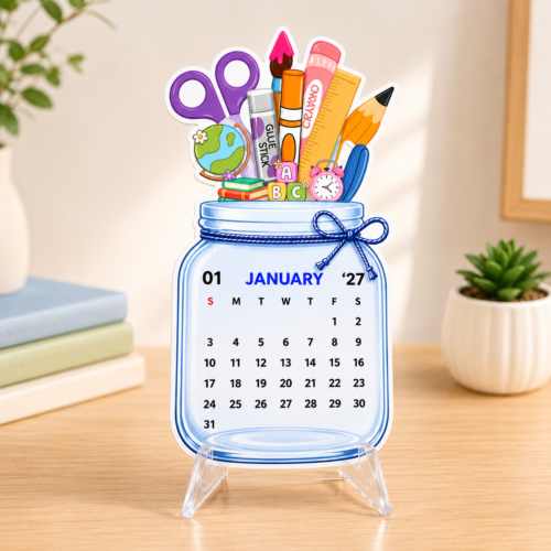 2027 Creative Theme Desk Calendar