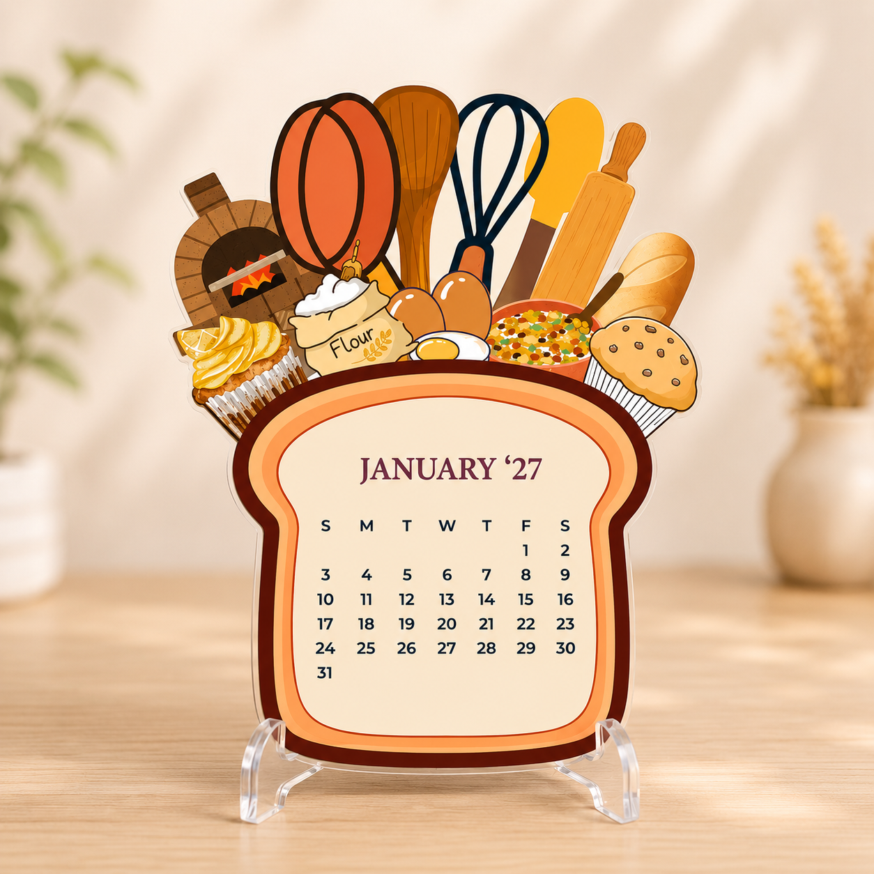 2027 Sweet Treats Desk Calendar