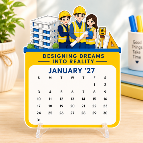 2027Construction-themed Calendar