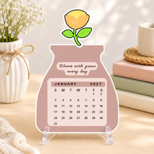 Bloom with Grace — 2027 Floral Calendar