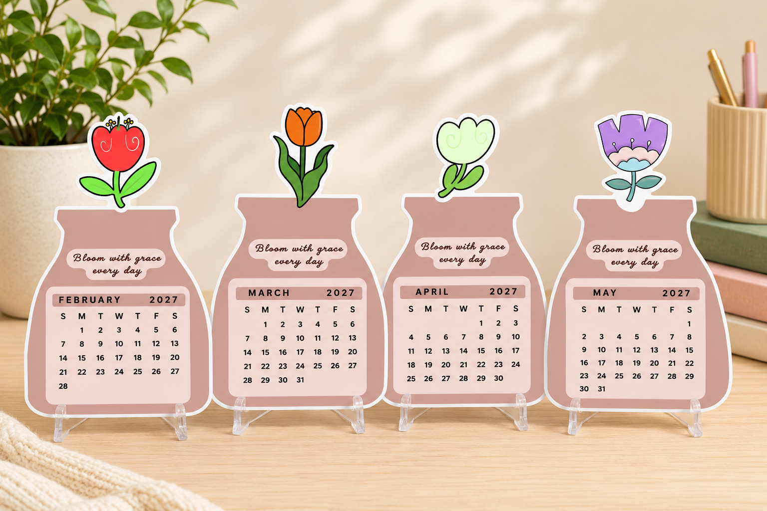 Bloom with Grace — 2027 Floral Calendar - Image 2