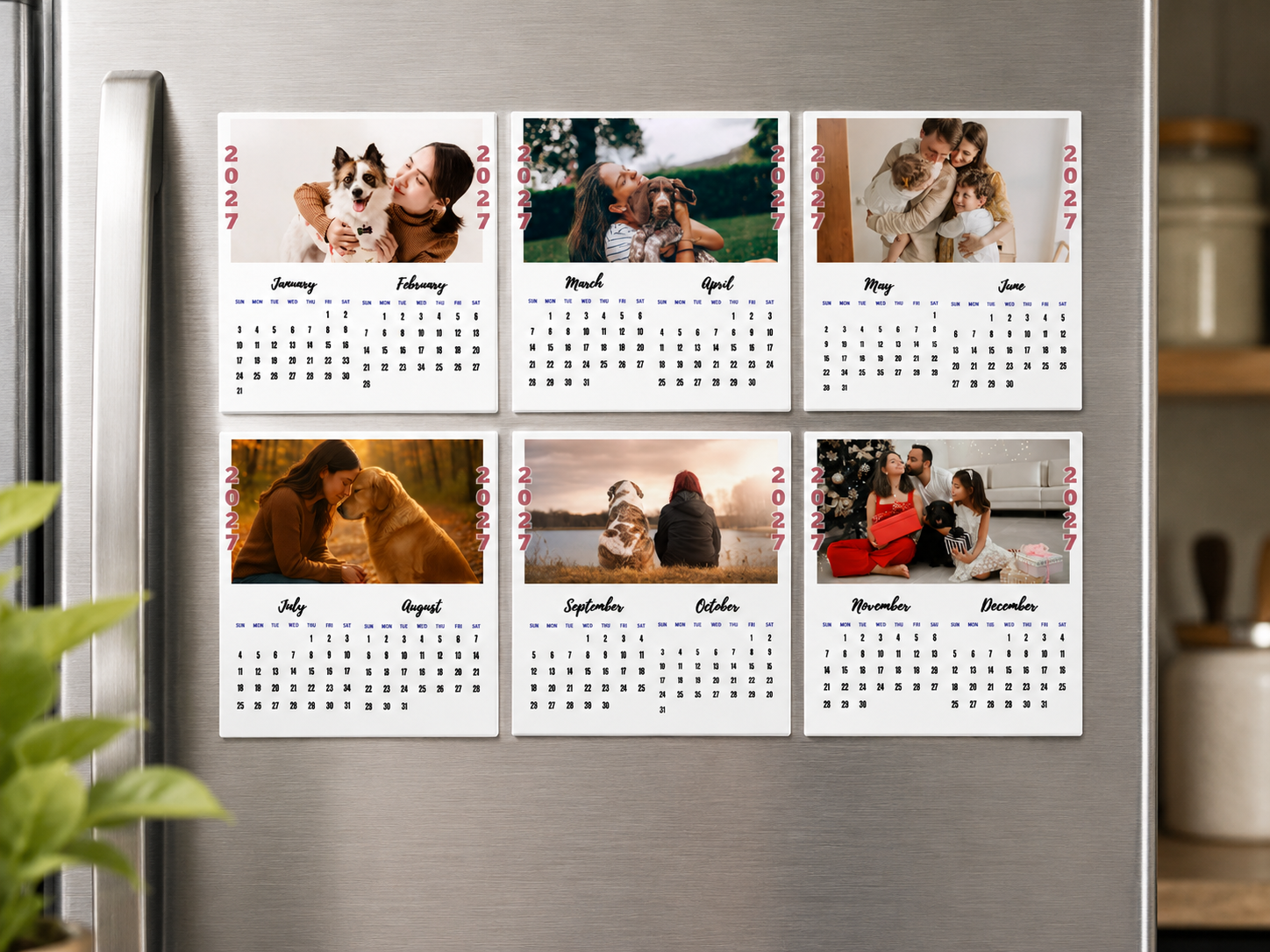 Family Memories Magnet Calendar 2027