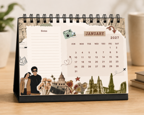 2027 Travel Desk Calendar