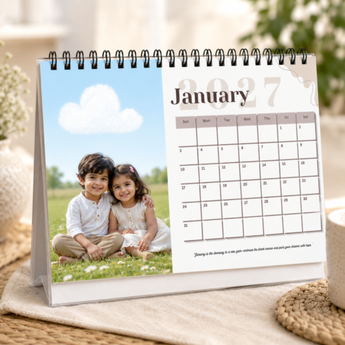Personalized A5 Spiral Calendar 2027